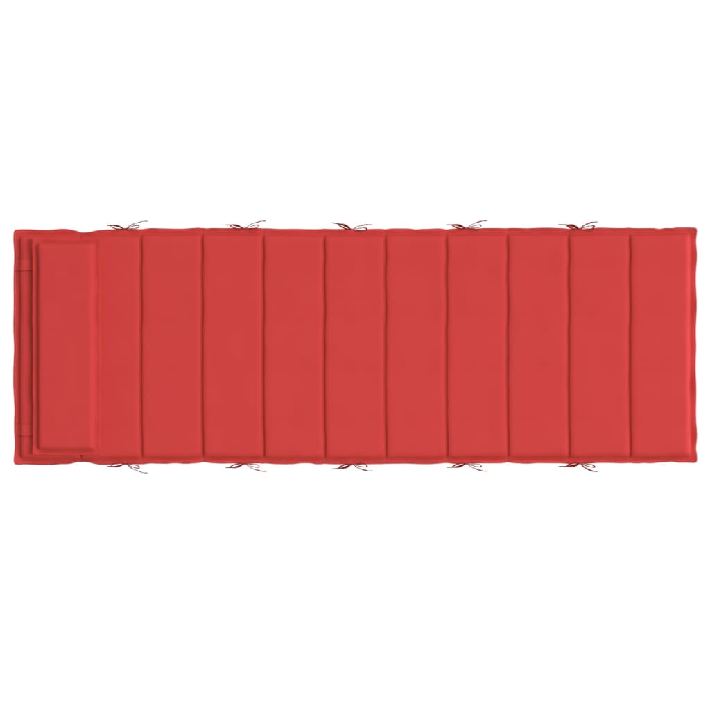 Pernă de șezlong, roșu, 180x60x3 cm, textil Oxford