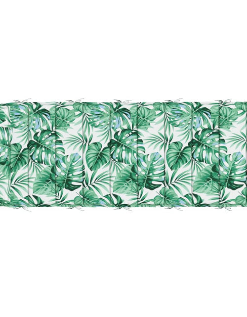 Încărcați imaginea în vizualizatorul Galerie, Pernă de șezlong, model frunze, 180x60x3 cm, textil Oxford
