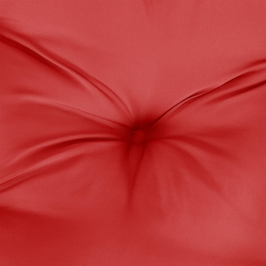 Pernă rotundă roșu, Ø 60 x11 cm, țesătură Oxford
