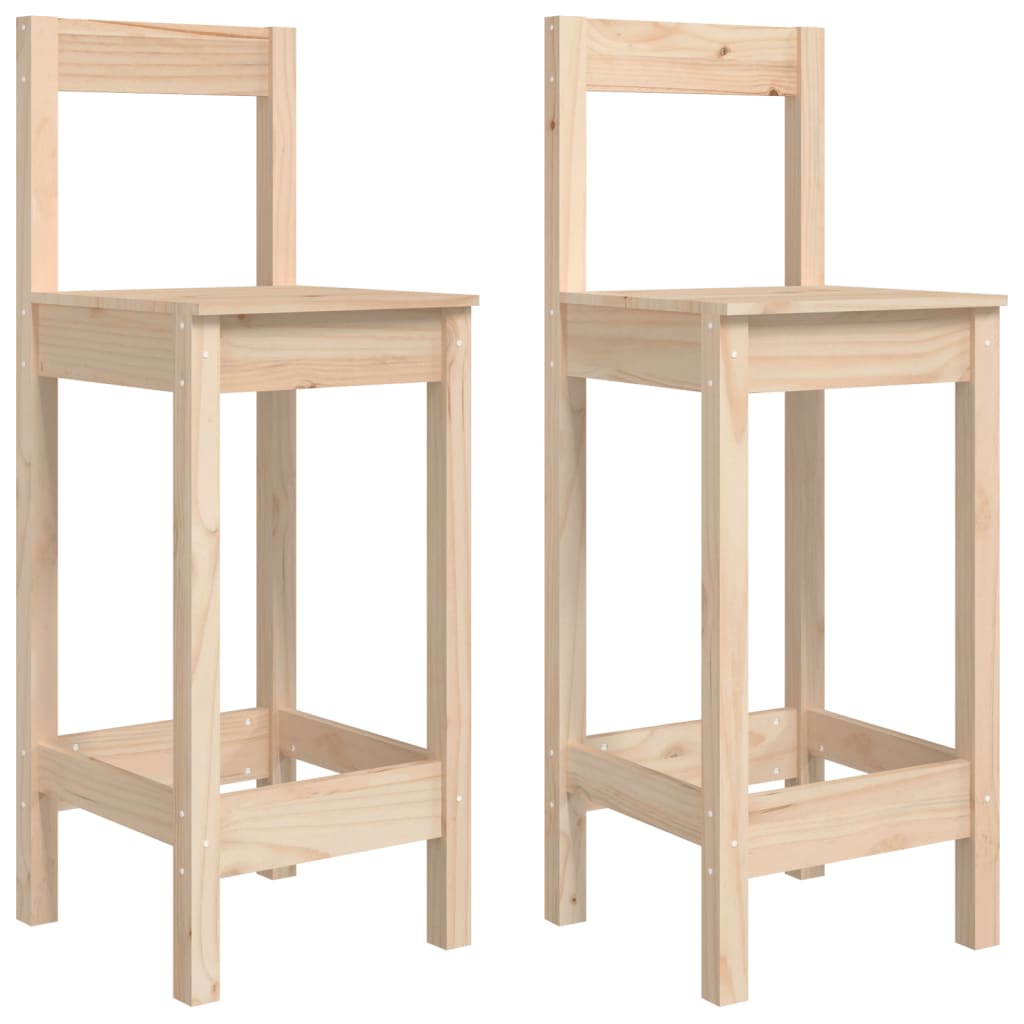 Set mobilier de bar, 3 piese, lemn masiv de pin