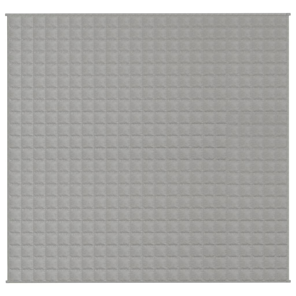 Pătură cu greutăți, gri, 220x230 cm, 15 kg, material textil