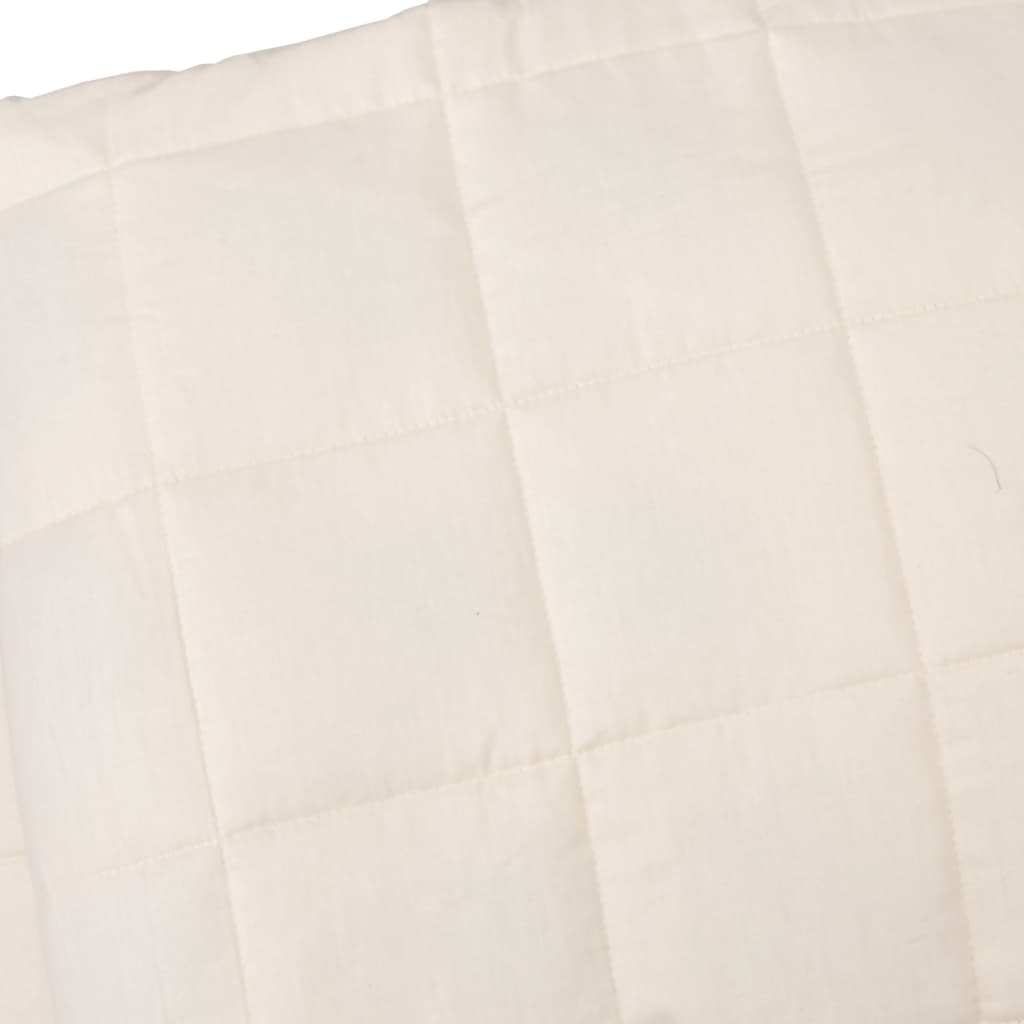 Pătură grea, crem deschis, 152x203 cm, 7 kg, material textil