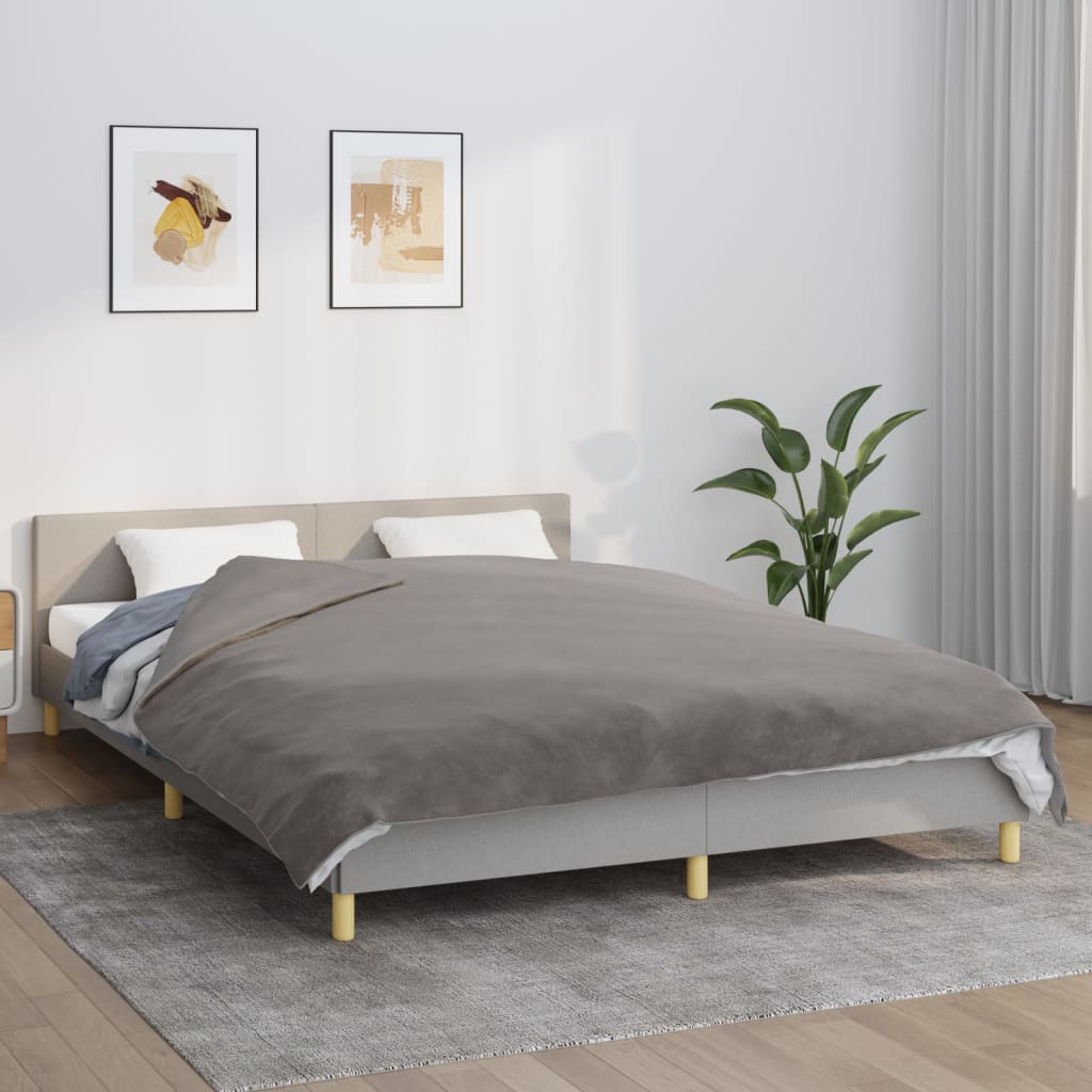 Pătură grea cu husă, gri, 200x230 cm, 9 kg, material textil