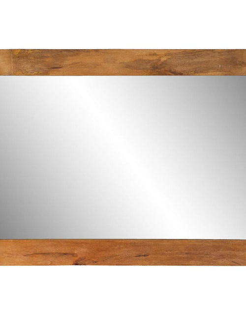 Încărcați imaginea în vizualizatorul Galerie, Oglindă, 70x50 cm, lemn masiv de mango și sticlă
