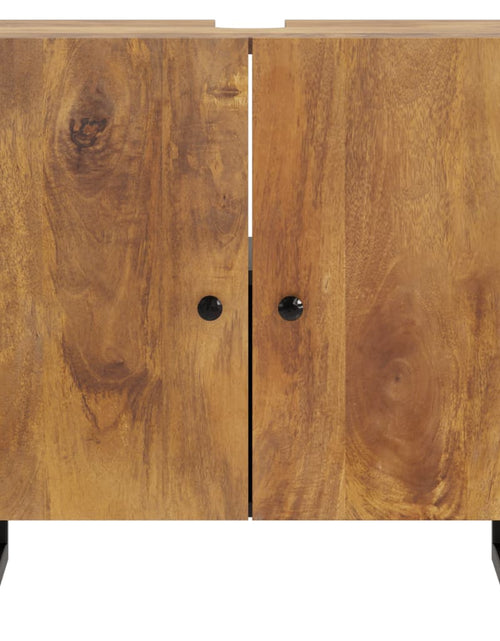 Încărcați imaginea în vizualizatorul Galerie, Dulap de chiuvetă 62x33x58 cm lemn masiv mango &amp; lemn compozit - Lando
