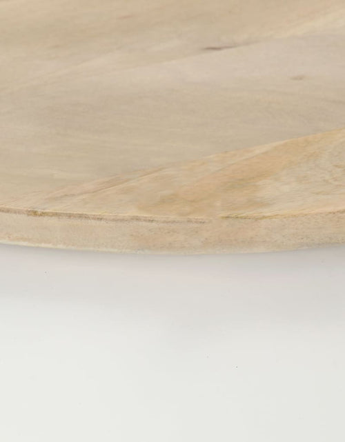 Загрузите изображение в средство просмотра галереи, Măsuță de cafea, alb, 51x51x27 cm, lemn masiv de mango
