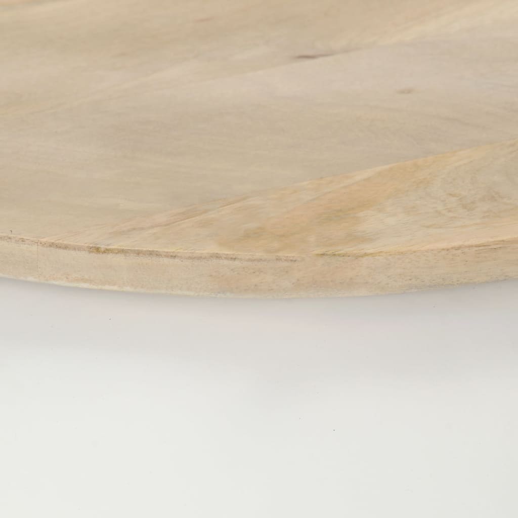 Măsuță de cafea, alb, 51x51x27 cm, lemn masiv de mango
