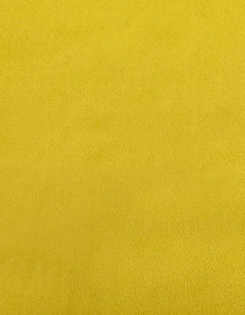 Încărcați imaginea în vizualizatorul Galerie, Canapea extensibilă cu perne, galben, catifea
