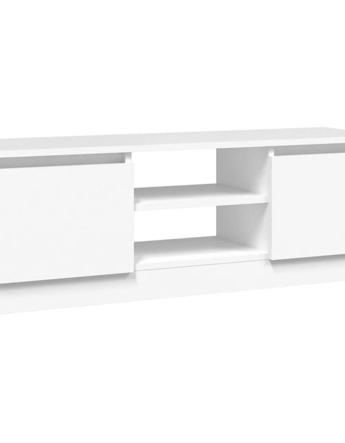 Загрузите изображение в средство просмотра галереи, Comodă TV cu ușă, alb, 102x30x36 cm - Lando
