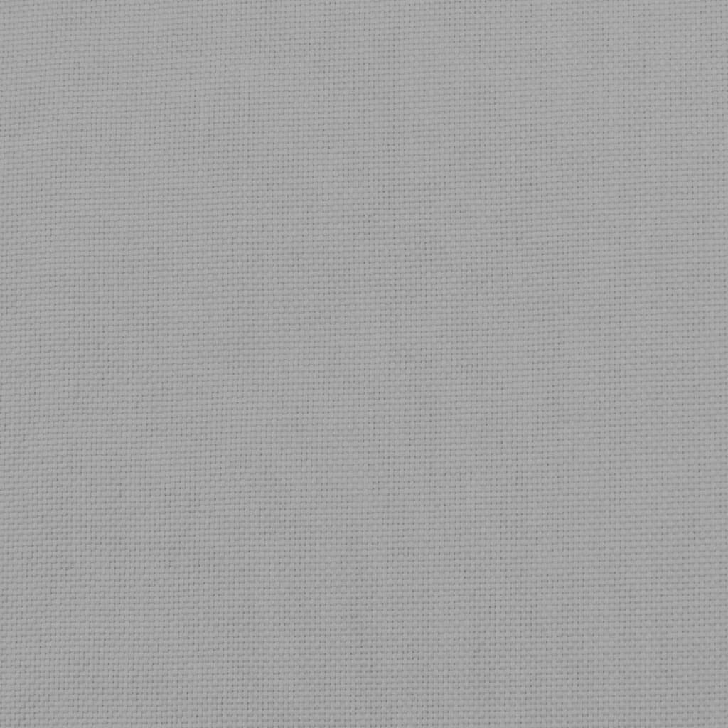 Taburet, gri deschis, 51x41x40 cm, material textil - Lando