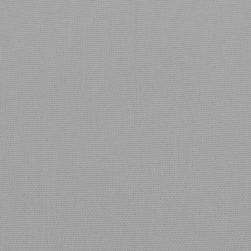 Taburet, gri deschis, 51x41x40 cm, material textil - Lando