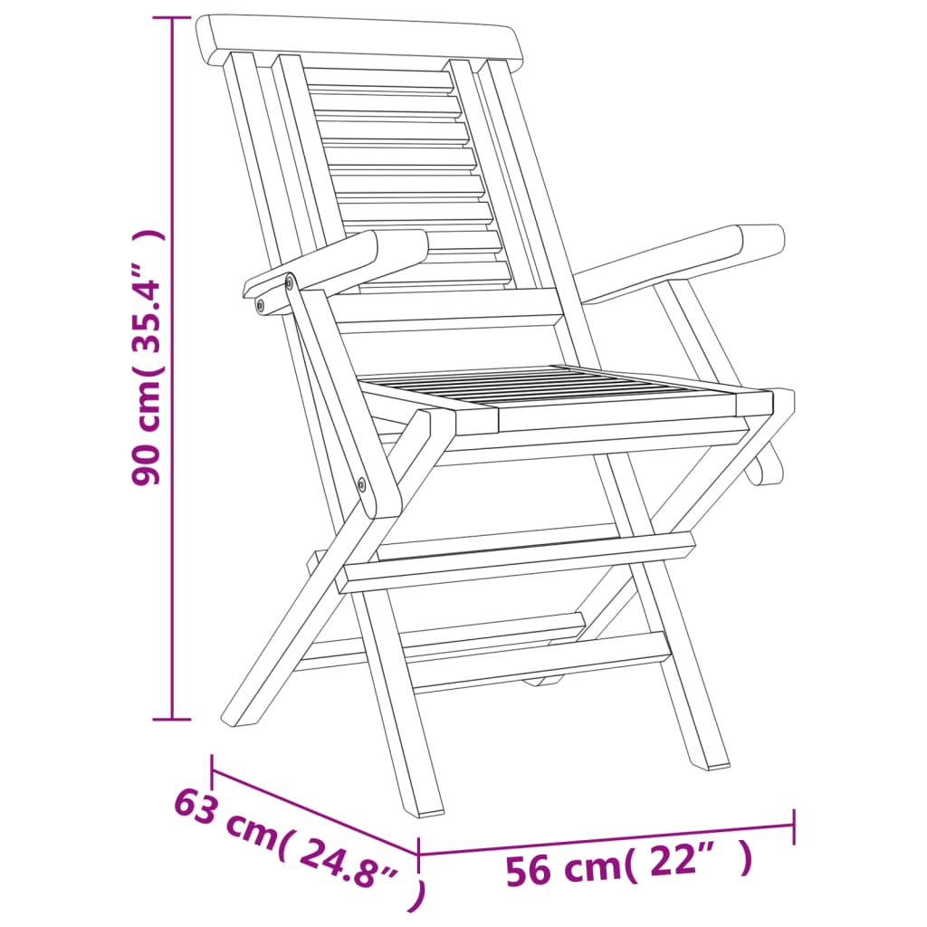 Set masă pentru grădină, lemn masiv de tec, 5 piese