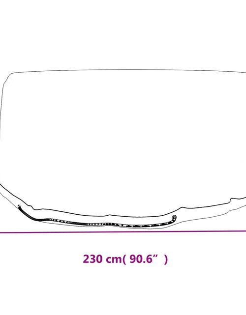 Încărcați imaginea în vizualizatorul Galerie, Huse mobilier de grădină, 2 buc., 10 ocheți, rotund, Ø230x90 cm
