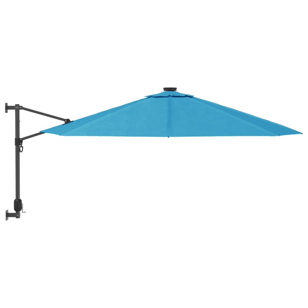 Umbrelă de soare montată pe perete Sea Blue, 290 cm