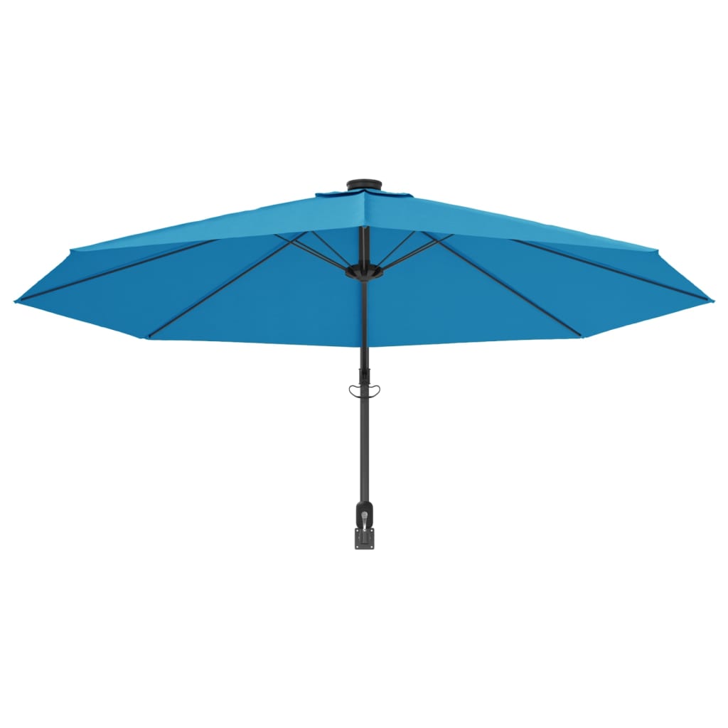 Umbrelă de soare montată pe perete Sea Blue, 290 cm