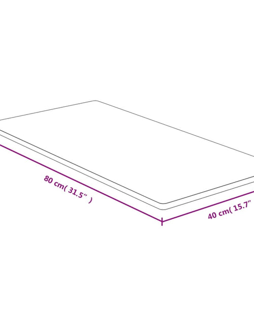 Загрузите изображение в средство просмотра галереи, Blat de masă, 40x80x1,5 cm, bambus
