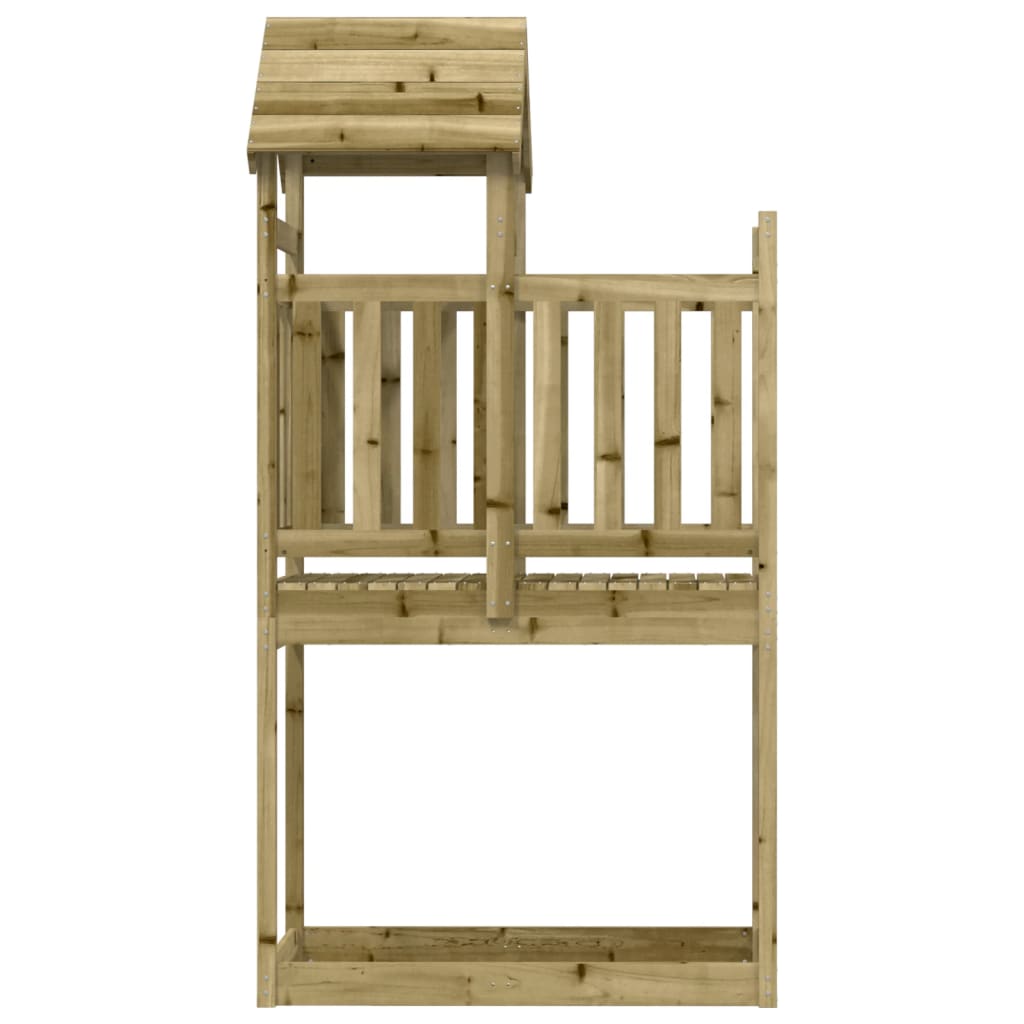 Turn de joacă, 52,5x110,5x214 cm, lemn de pin impregnat
