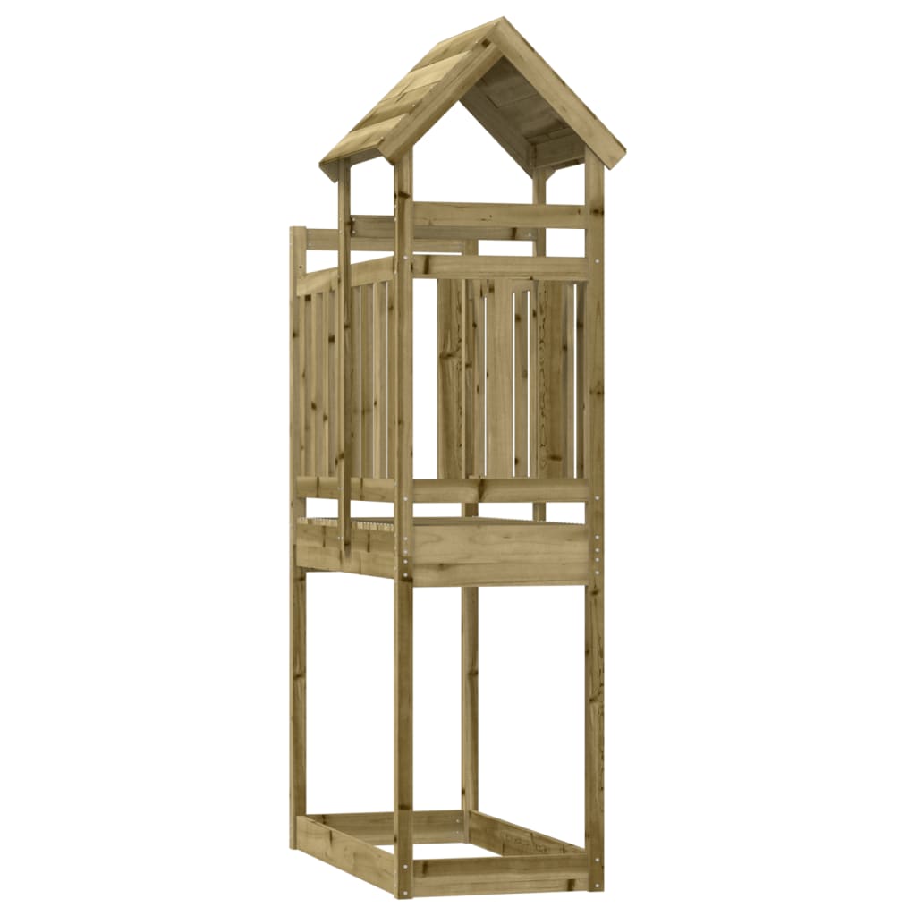 Turn de joacă, 52,5x110,5x214 cm, lemn de pin impregnat