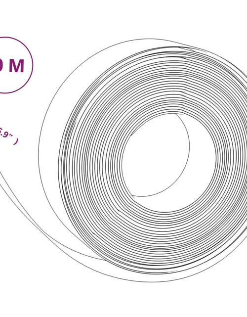 Încărcați imaginea în vizualizatorul Galerie, Borduri de grădină, 3 buc, gri, 10 m 15 cm, polietilenă
