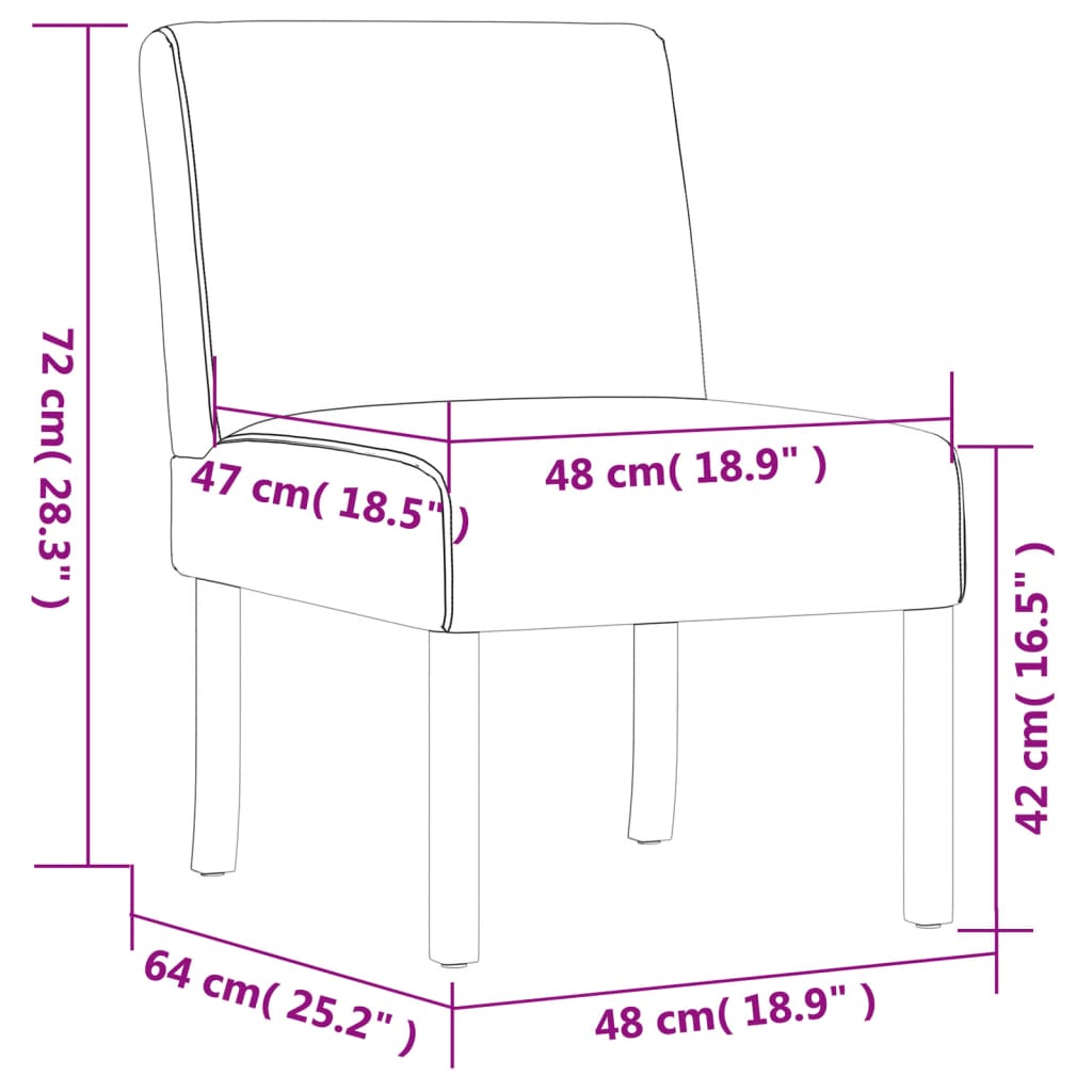 Fotoliu, gri închis, material textil