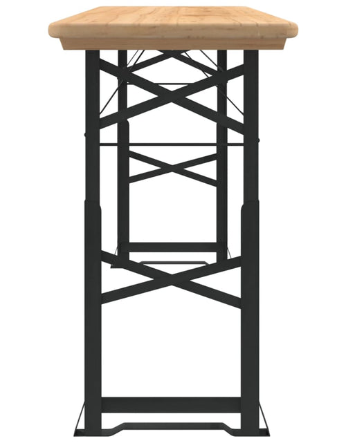 Загрузите изображение в средство просмотра галереи, Masă pliabilă pentru bere 170x50x75/105 cm, lemn masiv de brad
