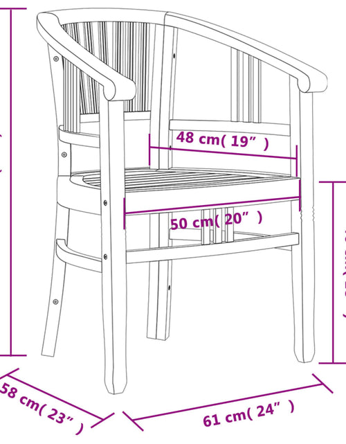 Загрузите изображение в средство просмотра галереи, Set mobilier de grădină, 7 piese, lemn masiv de tec
