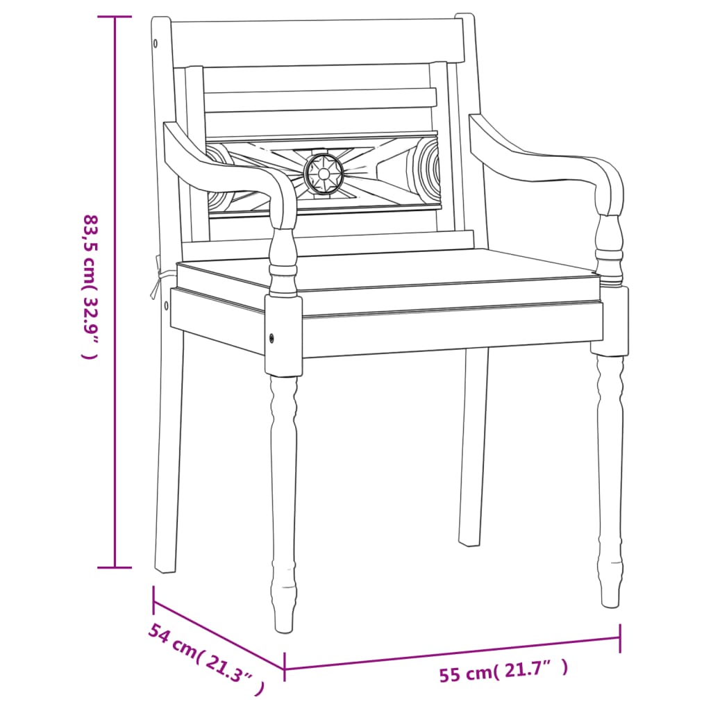 Set mobilier pentru grădină cu perne, 3 piese, lemn masiv tec