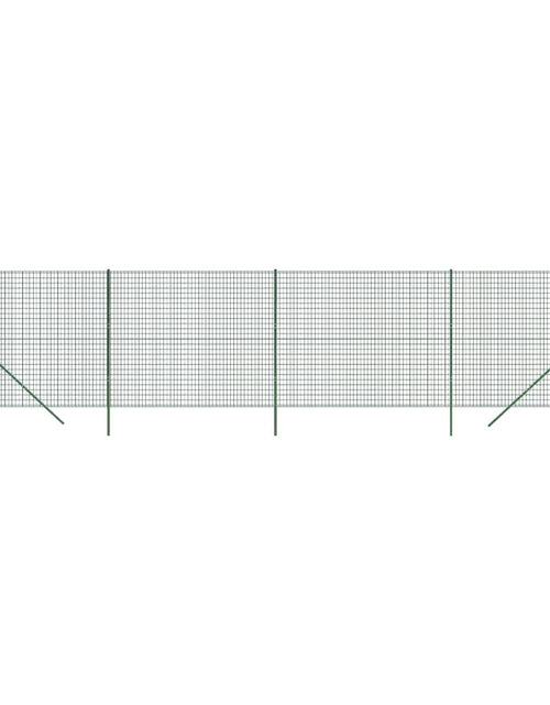 Încărcați imaginea în vizualizatorul Galerie, Gard plasă de sârmă, verde, 1,6x10 m, oțel galvanizat - Lando
