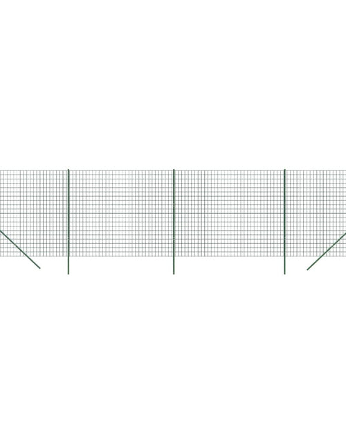 Încărcați imaginea în vizualizatorul Galerie, Gard plasă de sârmă, verde, 1,6x10 m, oțel galvanizat
