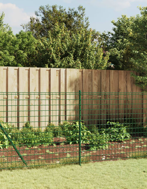 Încărcați imaginea în vizualizatorul Galerie, Gard plasă de sârmă cu țăruși de fixare, verde, 0,8x10 m - Lando
