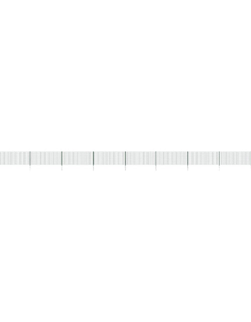 Încărcați imaginea în vizualizatorul Galerie, Gard plasă de sârmă cu țăruși de fixare, verde, 1,1x25 m - Lando
