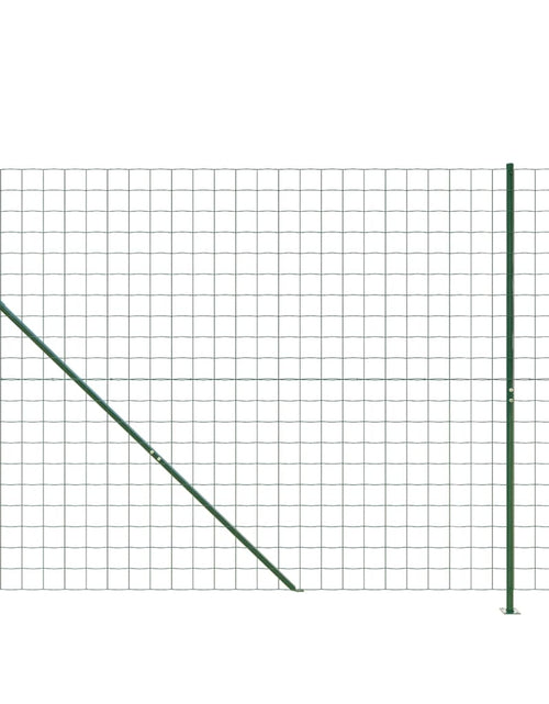 Încărcați imaginea în vizualizatorul Galerie, Gard plasă de sârmă cu bordură, verde, 2,2x10 m
