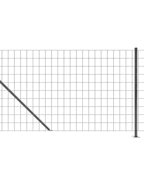 Încărcați imaginea în vizualizatorul Galerie, Gard plasă de sârmă cu bordură, antracit, 0,8x10 m - Lando
