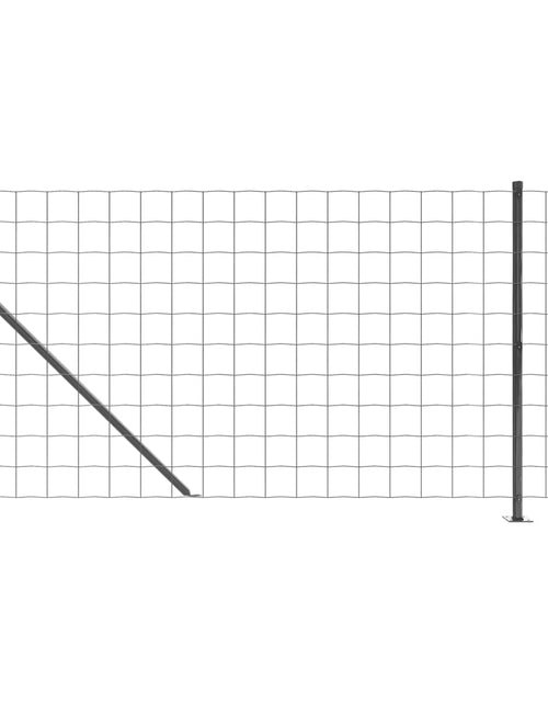 Încărcați imaginea în vizualizatorul Galerie, Gard plasă de sârmă cu bordură, antracit, 0,8x10 m
