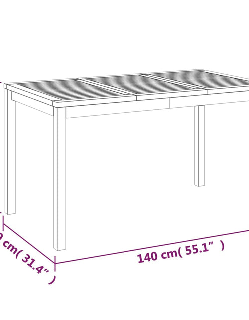 Încărcați imaginea în vizualizatorul Galerie, Set de masă pentru grădină, lemn masiv de tec, 3 piese
