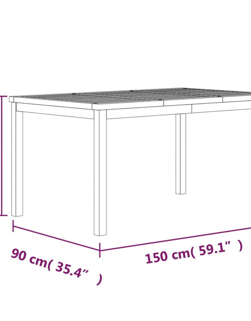 Încărcați imaginea în vizualizatorul Galerie, Set de masă pentru grădină, lemn masiv de tec, 3 piese
