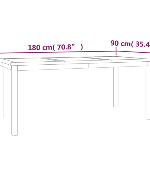 Загрузите изображение в средство просмотра галереи, Set de masă pentru grădină, lemn masiv de tec, 3 piese
