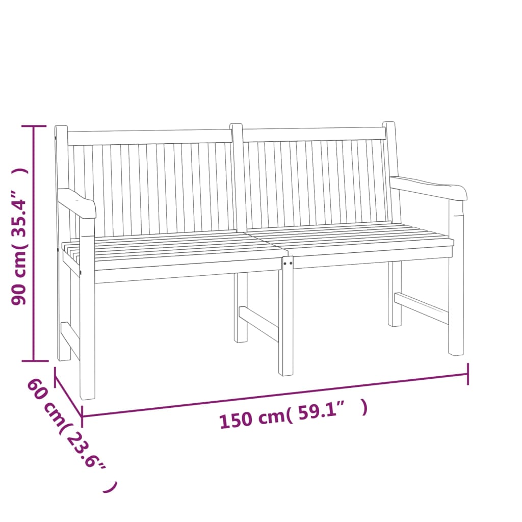 Set mobilier pentru grădină, 4 piese, lemn masiv de tec