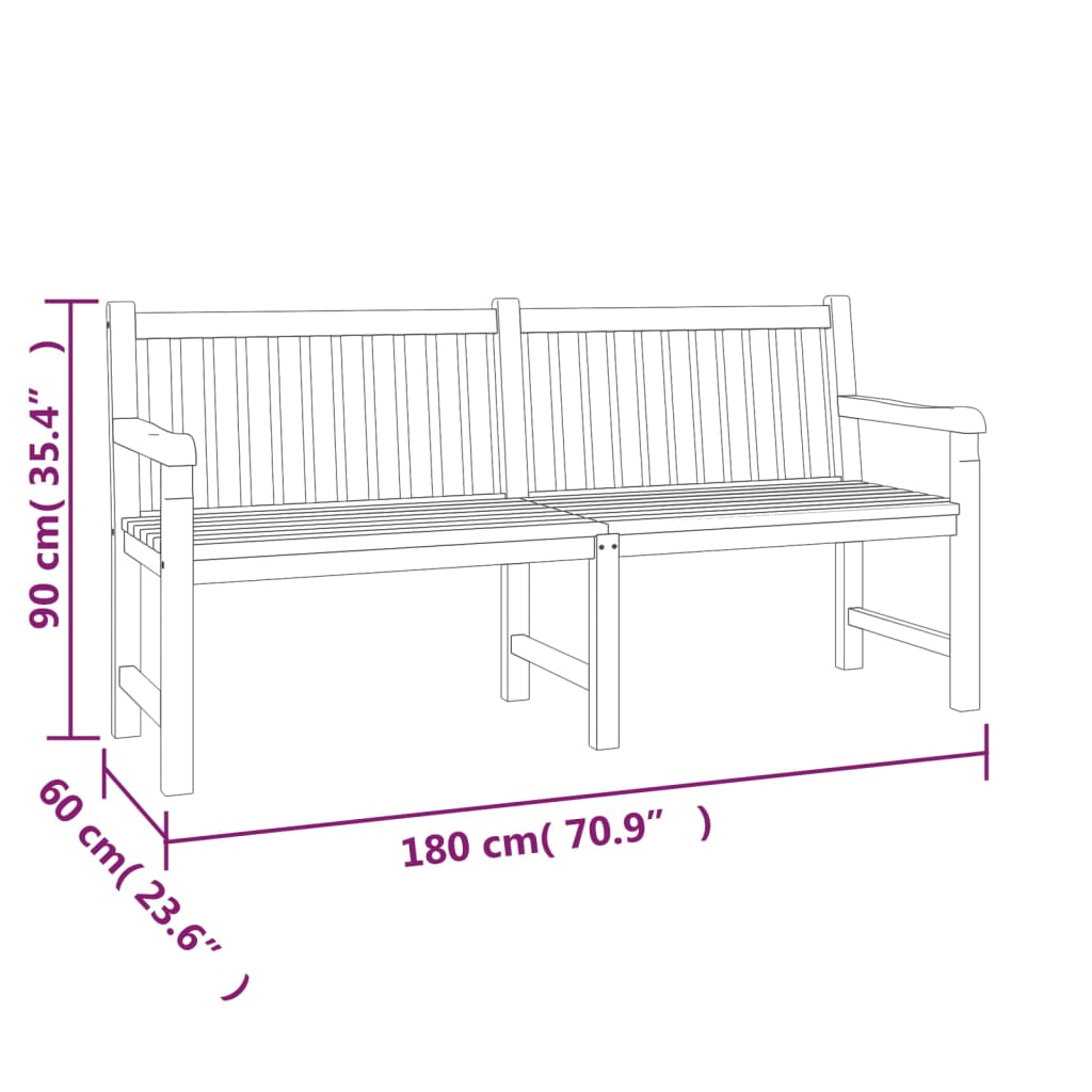 Set mobilier pentru grădină, 4 piese, lemn masiv de tec