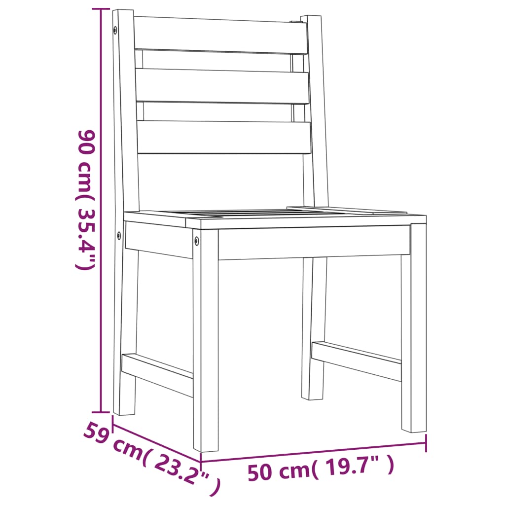 Set de sufragerie de grădină, lemn masiv de tec, 5 piese