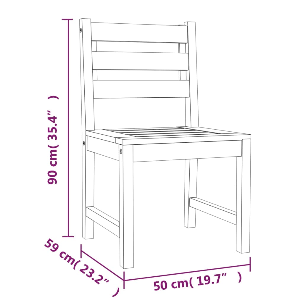 Set mobilier de grădină, 7 piese, lemn masiv de tec