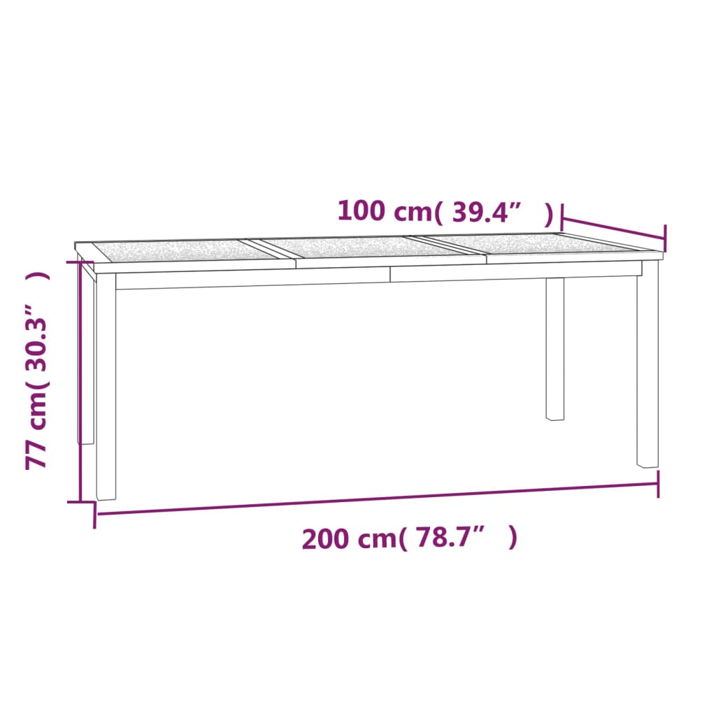 Set mobilier de grădină, 7 piese, lemn masiv de tec