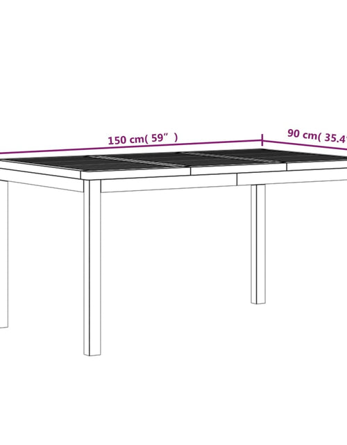 Încărcați imaginea în vizualizatorul Galerie, Set de masă pentru grădină, lemn masiv de tec, 3 piese
