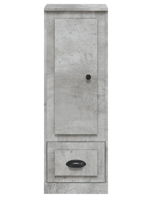 Загрузите изображение в средство просмотра галереи, Dulap înalt, gri beton, 36x35,5x103,5 cm, lemn compozit
