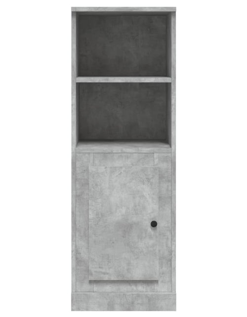Încărcați imaginea în vizualizatorul Galerie, Dulap înalt, gri beton, 36x35,5x103,5 cm, lemn compozit
