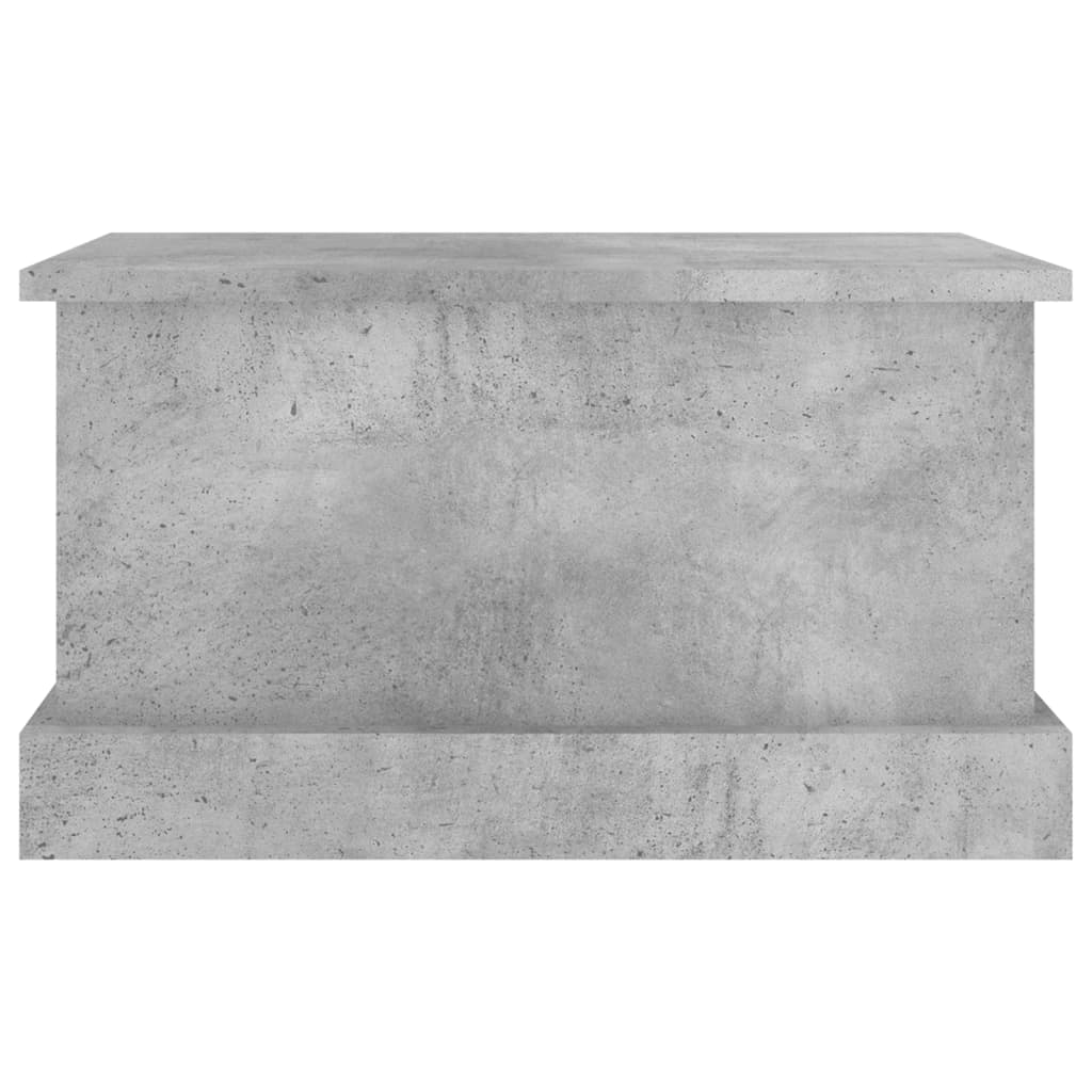 Cutie de depozitare, gri beton, 50x30x28 cm, lemn prelucrat - Lando