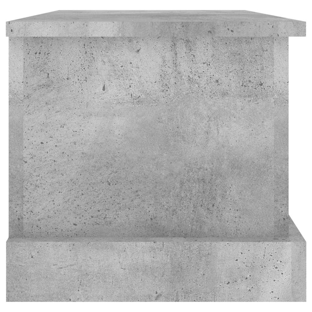 Cutie de depozitare, gri beton, 50x30x28 cm, lemn prelucrat - Lando