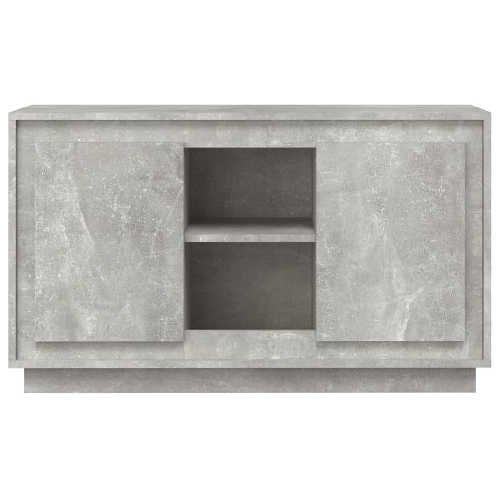 Dulap, gri beton, 102x35x60 cm, lemn prelucrat