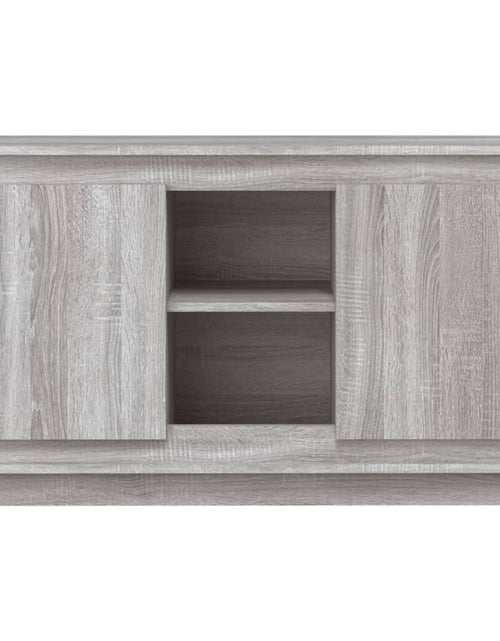 Încărcați imaginea în vizualizatorul Galerie, Servantă, gri sonoma, 102x35x60 cm, lemn prelucrat - Lando
