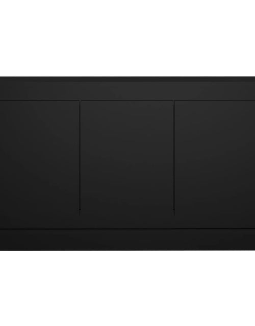 Загрузите изображение в средство просмотра галереи, Servantă, negru, 102x35x55 cm, lemn prelucrat
